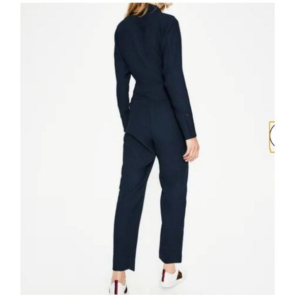 NWT Boden Zada Jumpsuit in Navy Size 6P - Picture 2 of 8
